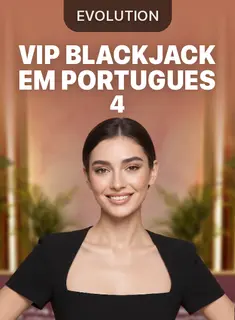 VIP Blackjack em Portugues 4, Evolution