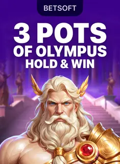 3 Pots of Olympus Hold & Win, slot da Betsoft na 1win