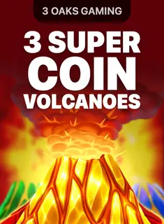 3 Super Coin Volcanoes, slot da 3 Oaks Gaming na 1win