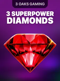 3 SuperPower Diamonds, slot da 3 Oaks Gaming na 1win
