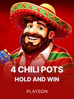 4 Chili Pots: Hold and Win, slot da Playson na 1win