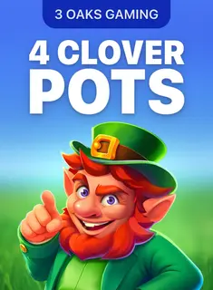 4 Clover Pots, slot da 3 Oaks Gaming na 1win