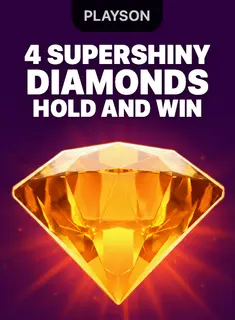 4 Supershiny Diamonds: Hold and Win, slot da Playson na 1win