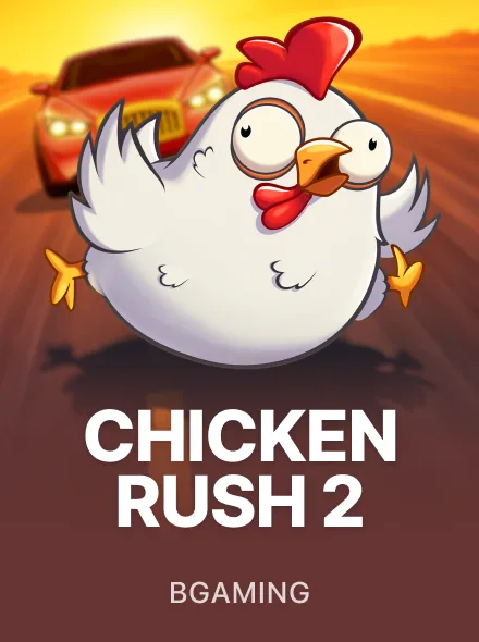 Capa de Chicken Rush 2, jogo crash disponível na 1win Brasil