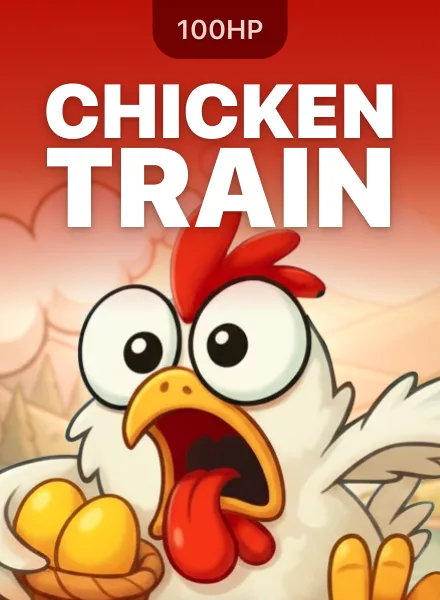 Capa de Chicken Train, jogo crash disponível na 1win Brasil