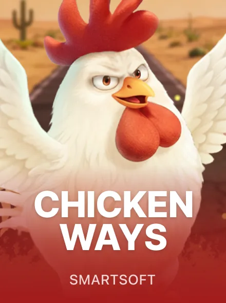 Capa de ChickenWays, jogo crash disponível na 1win Brasil