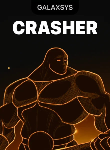 Capa de Crasher, jogo crash disponível na 1win Brasil