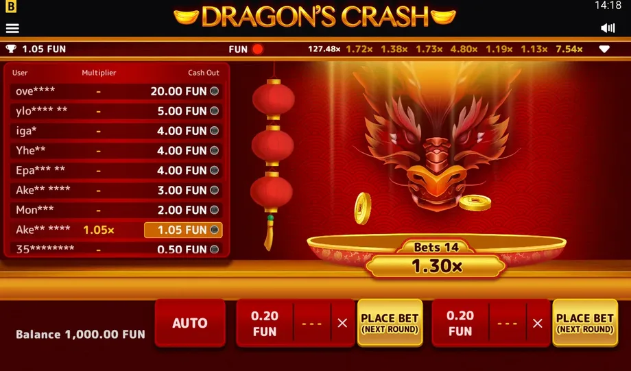 Captura do jogo Dragon's Crash