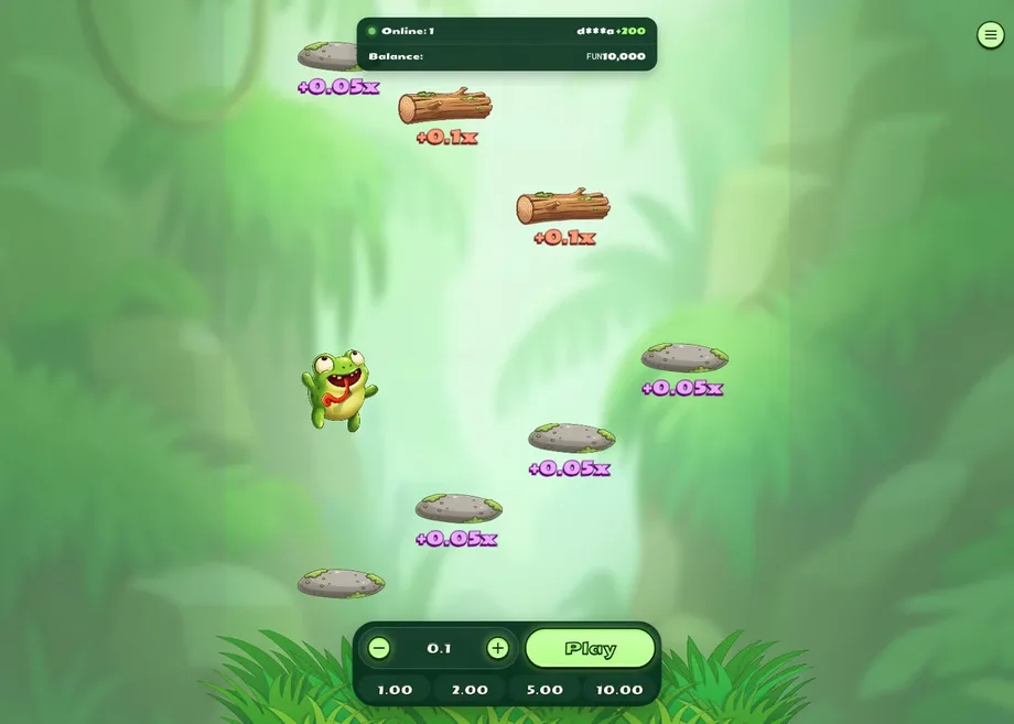 Captura do jogo Frogger Jump
