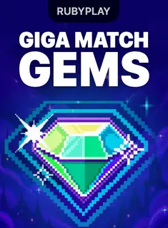 Giga Match Gems, slot da RubyPlay na 1win