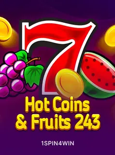 Hot Coins & Fruits 243, slot da 1spin4win na 1win