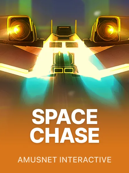 Capa de Space Chase, jogo crash disponível na 1win Brasil