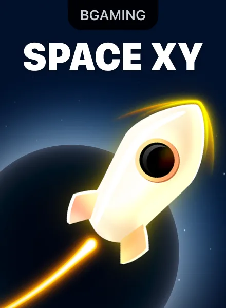 Capa de Space XY, jogo crash disponível na 1win Brasil