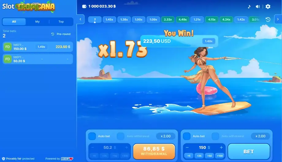 Captura do jogo Tropicana