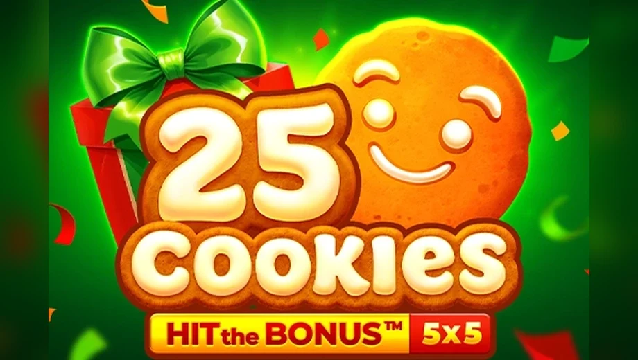 Banner de 25 Cookies: Hit the Bonus