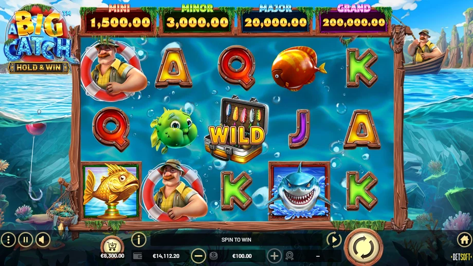 Captura do jogo A Big Catch - Hold & Win