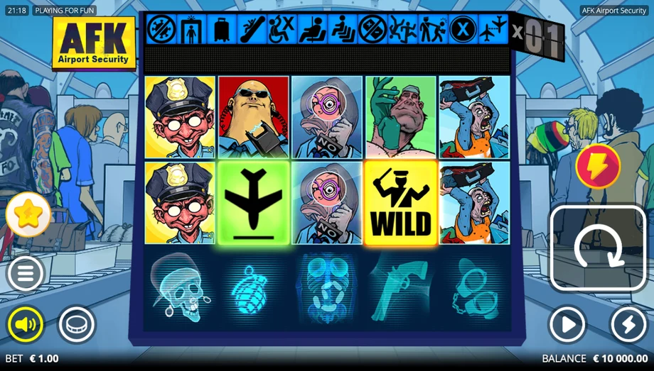Captura do jogo AFK Airport Security