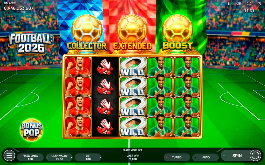 Captura do jogo Football 2026