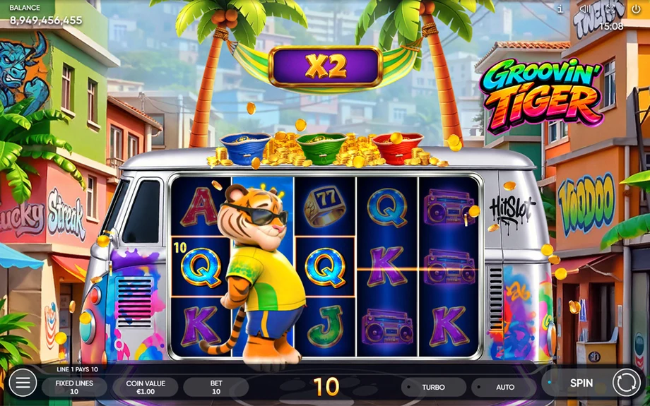 Captura do jogo Groovin Tiger