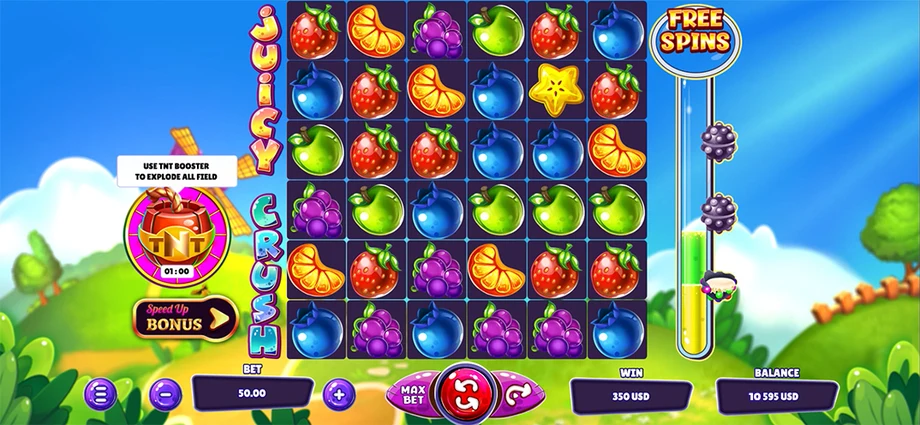 Captura do jogo Juicy Crush