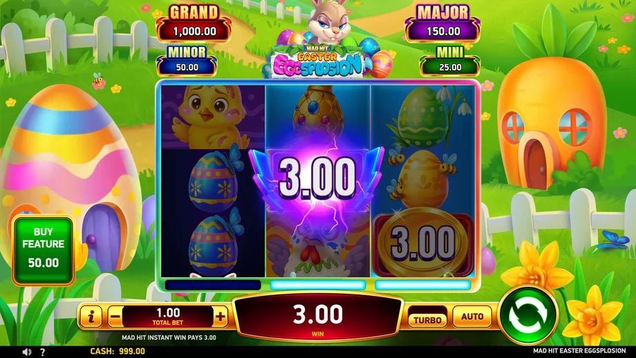 Captura do jogo Mad Hit Easter Eggsplosion