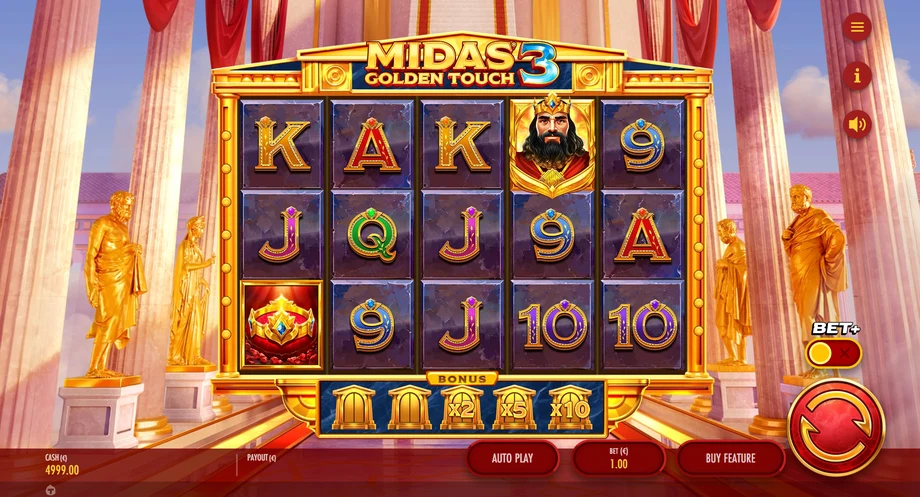 Captura do jogo Midas Golden Touch 3