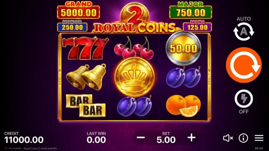 Captura do jogo Royal Coins 2: Hold and Win