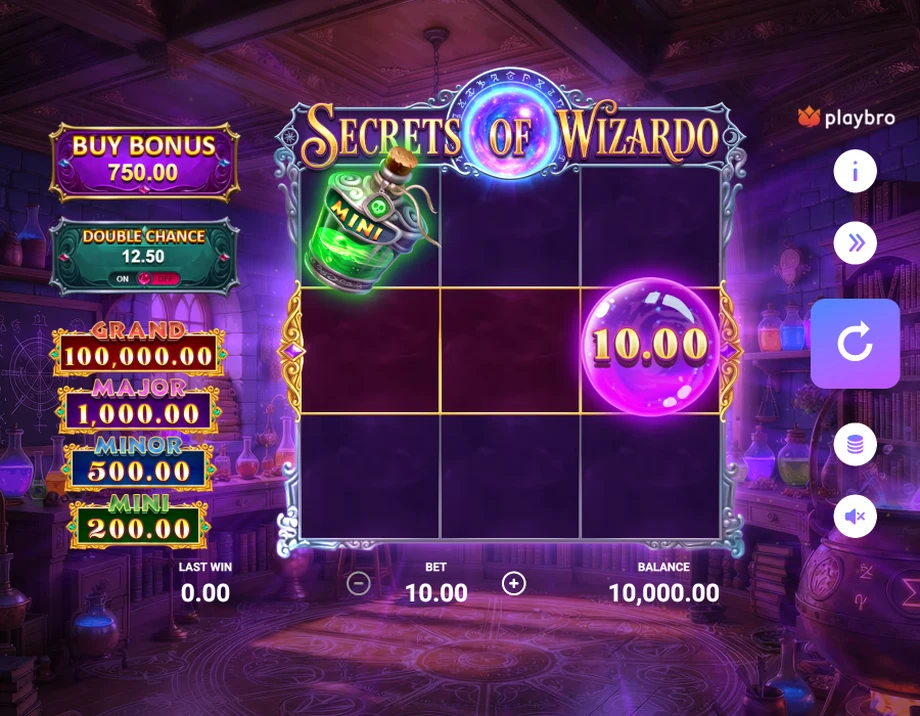 Captura do jogo Secrets of Wizardo
