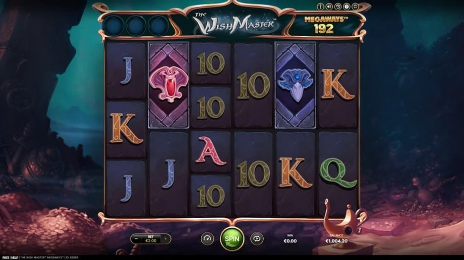 Captura do jogo The Wish Master Megaways