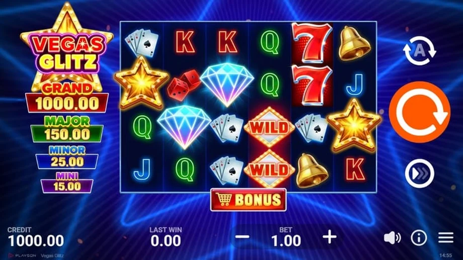 Captura do jogo Vegas Glitz