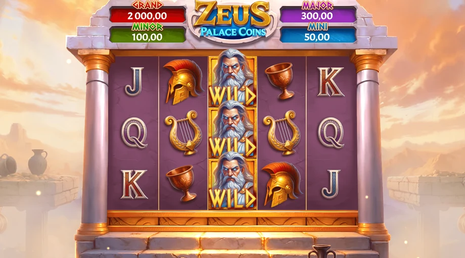Captura do jogo Zeus Palace Coins
